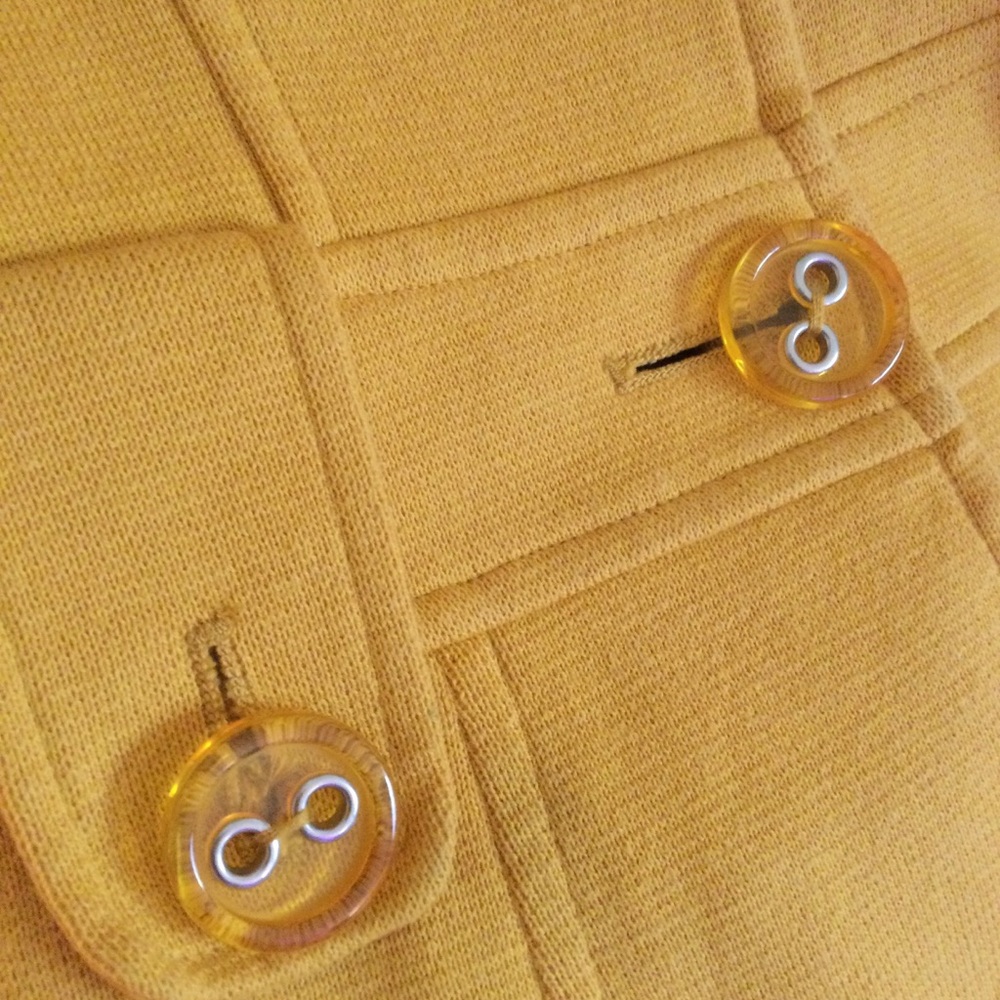 Yellow Knit Jacket - Picture 3 of 9